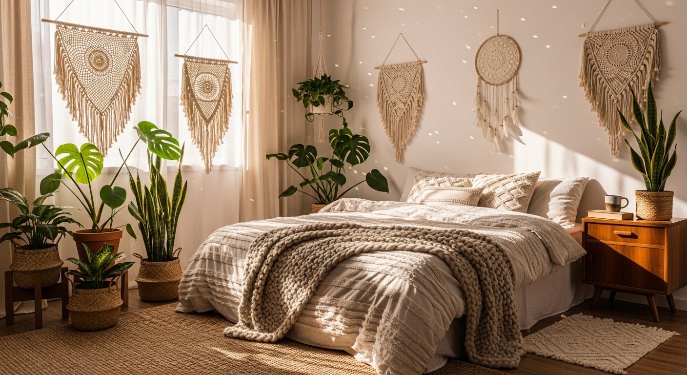 10 Quick Boho Crochet Room Decor