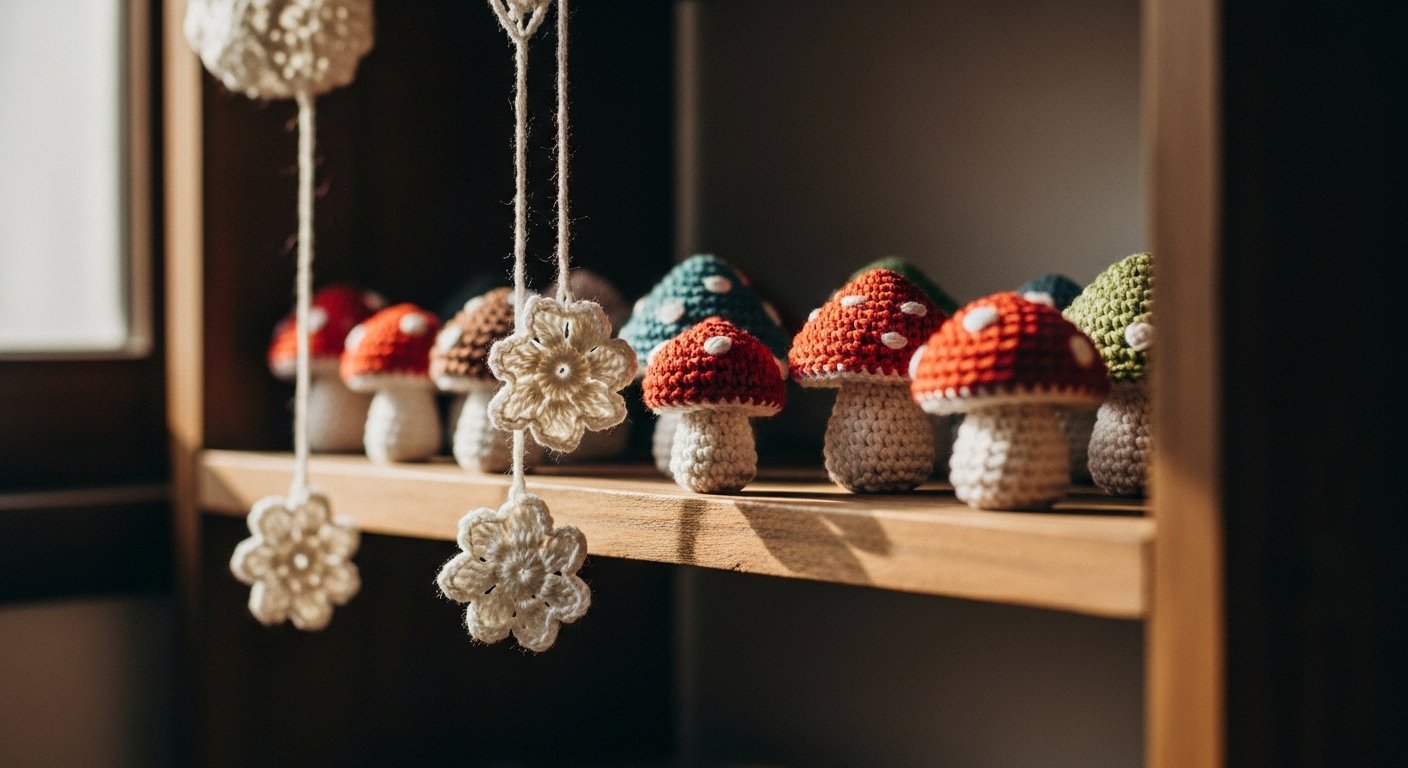 25 Cool Small Crochet Room Decor