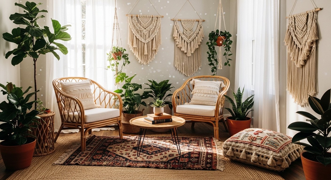 20 Quick Boho Front Room Decor