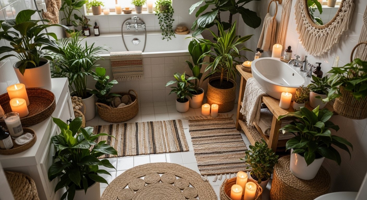 10 Cool Boho Aesthetic Bathroom Decor