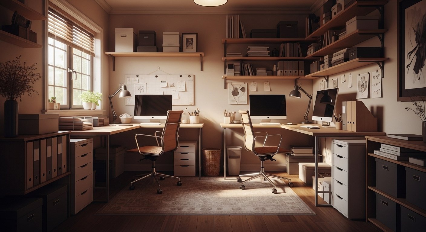20 Best Small His And Her Office Space Home