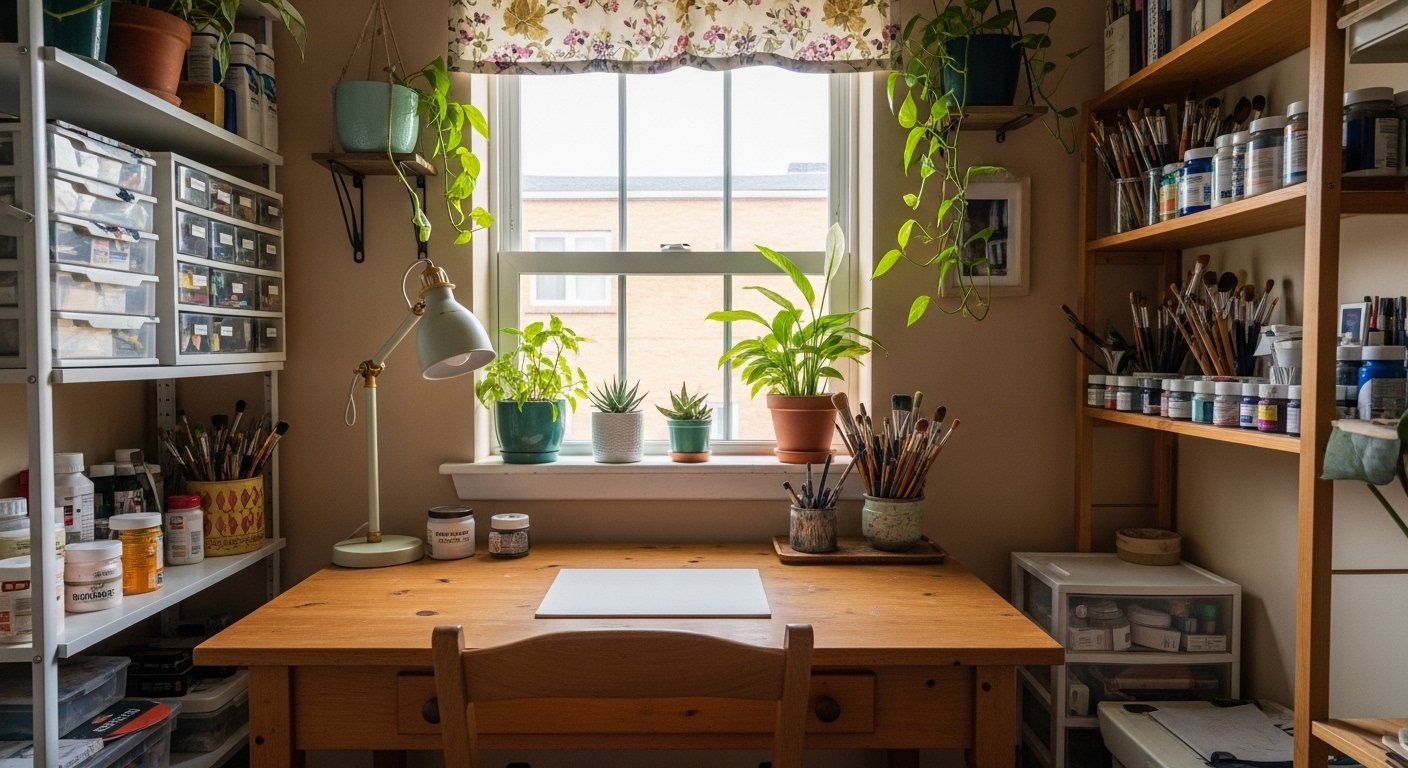 12 Best Small Home Art Studio
