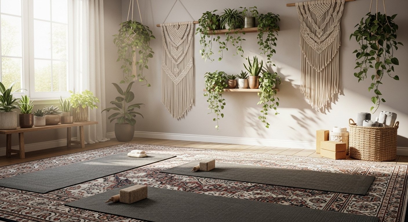 20 Best Boho Home Gym Design