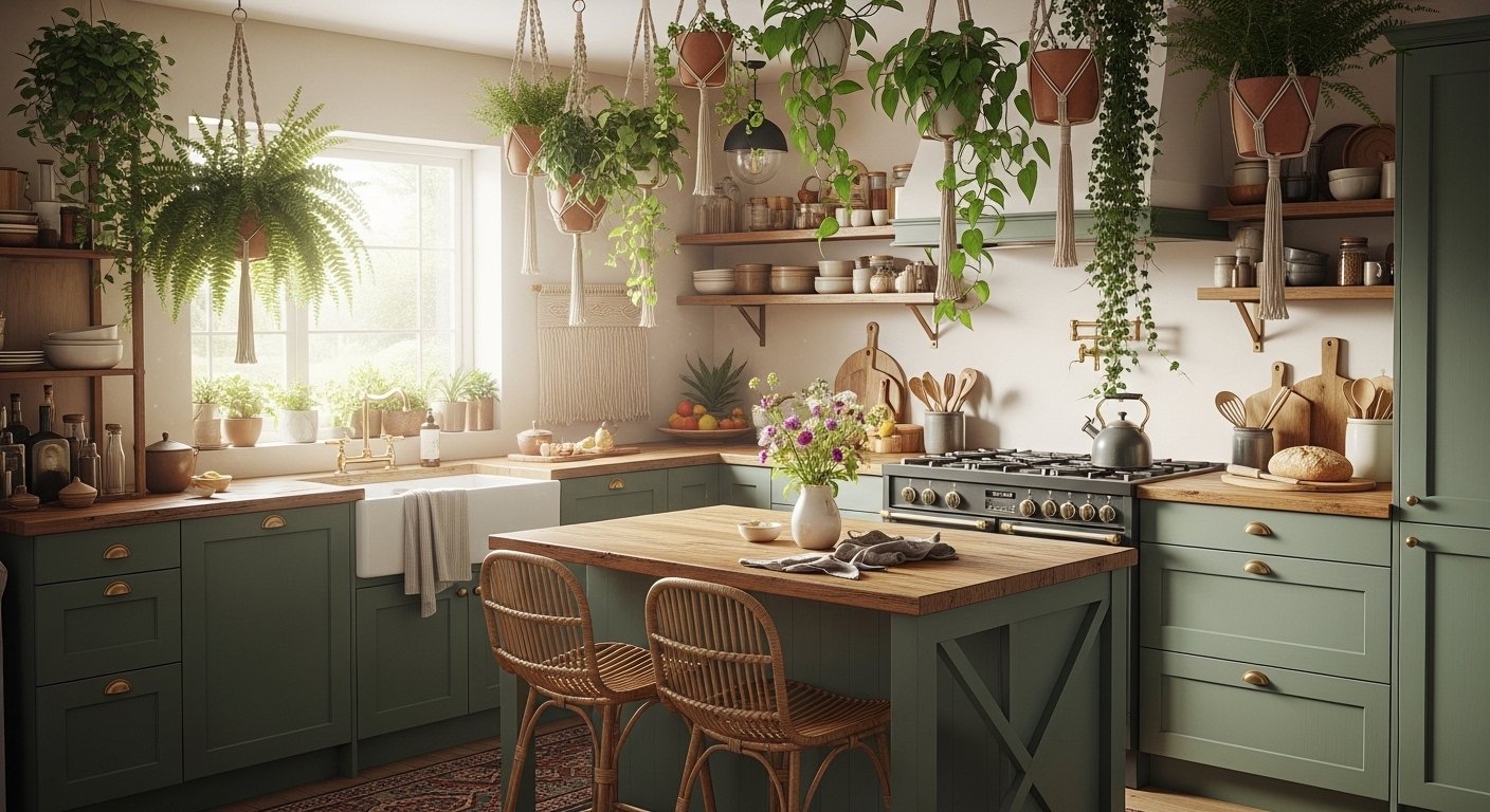 25 Top Boho Home Kitchens