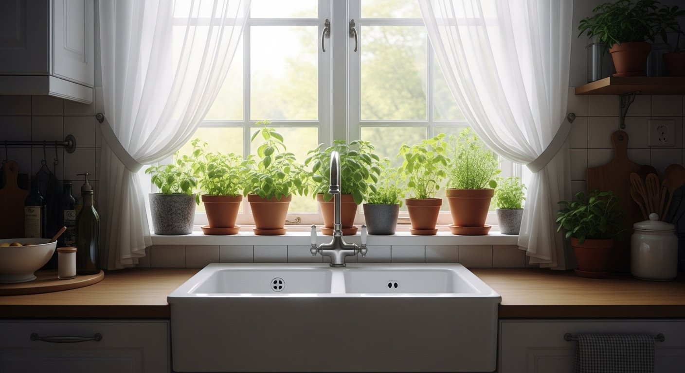 20 Quick Kitchen Window Decor Aesthetic