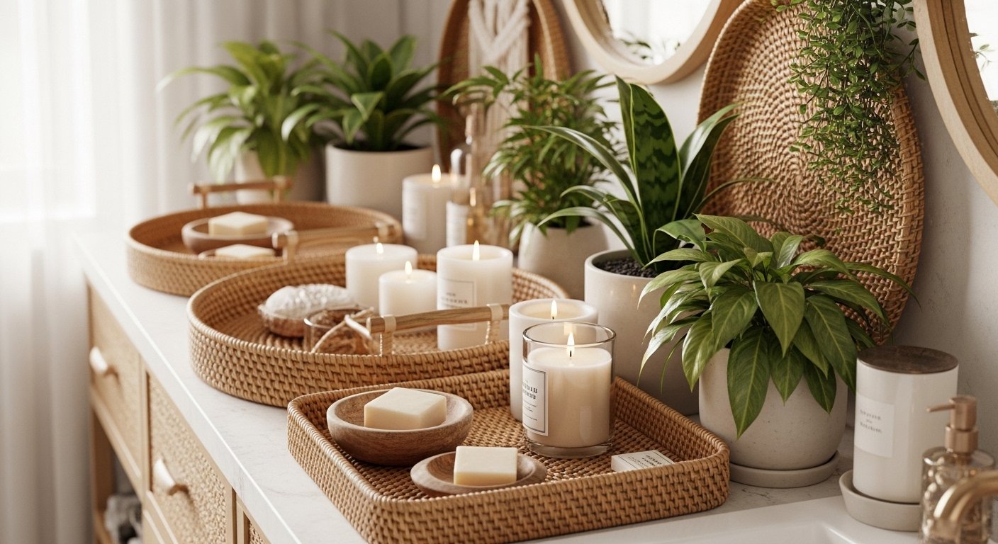 15 Top Boho Bathroom Counter Decor