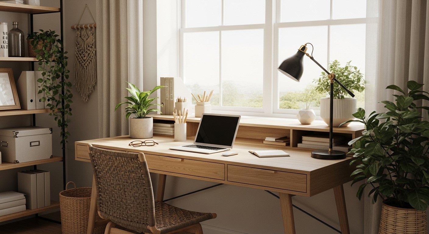 25 Cool Boho Modern Home Office