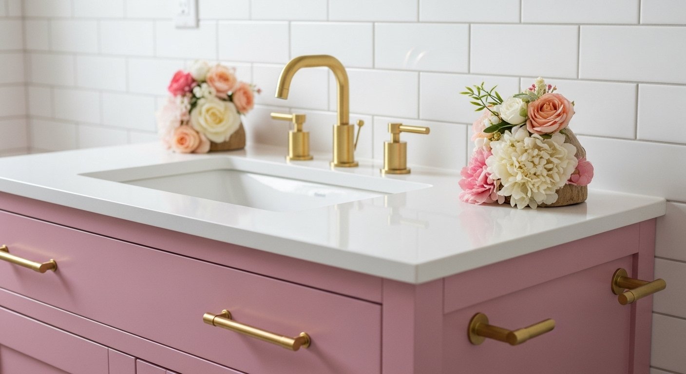 12 Cool Pink Bathroom Decor Diy