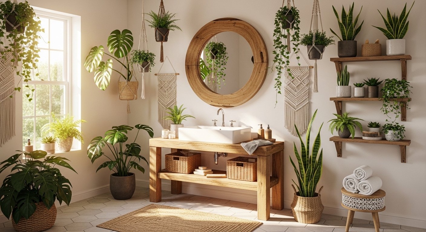 15 Easy Boho Bathroom Wall Decor