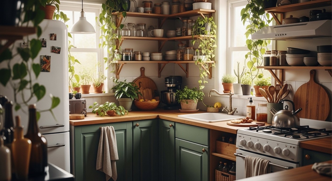 25 Quick Boho Small Kitchen Decor