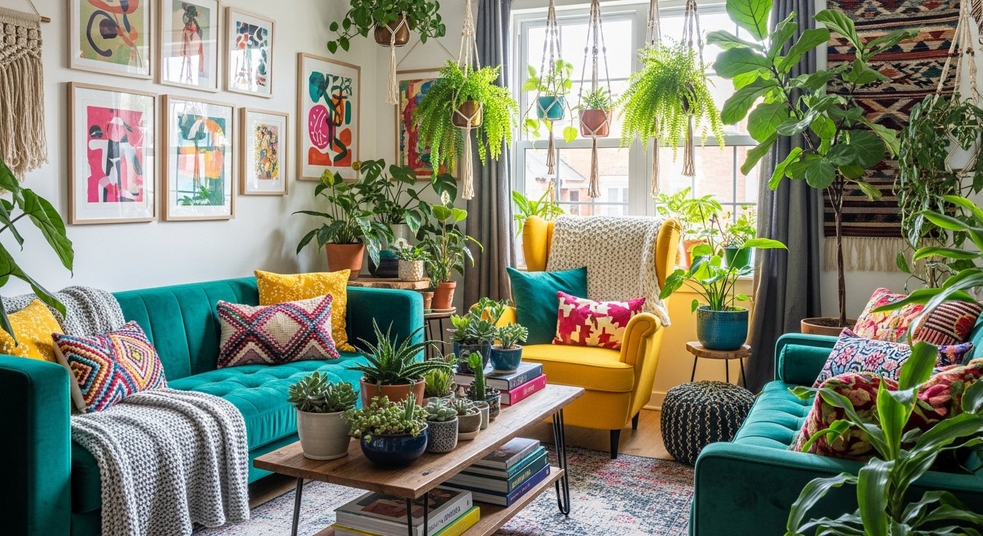 20 Cool Small Colorful Home