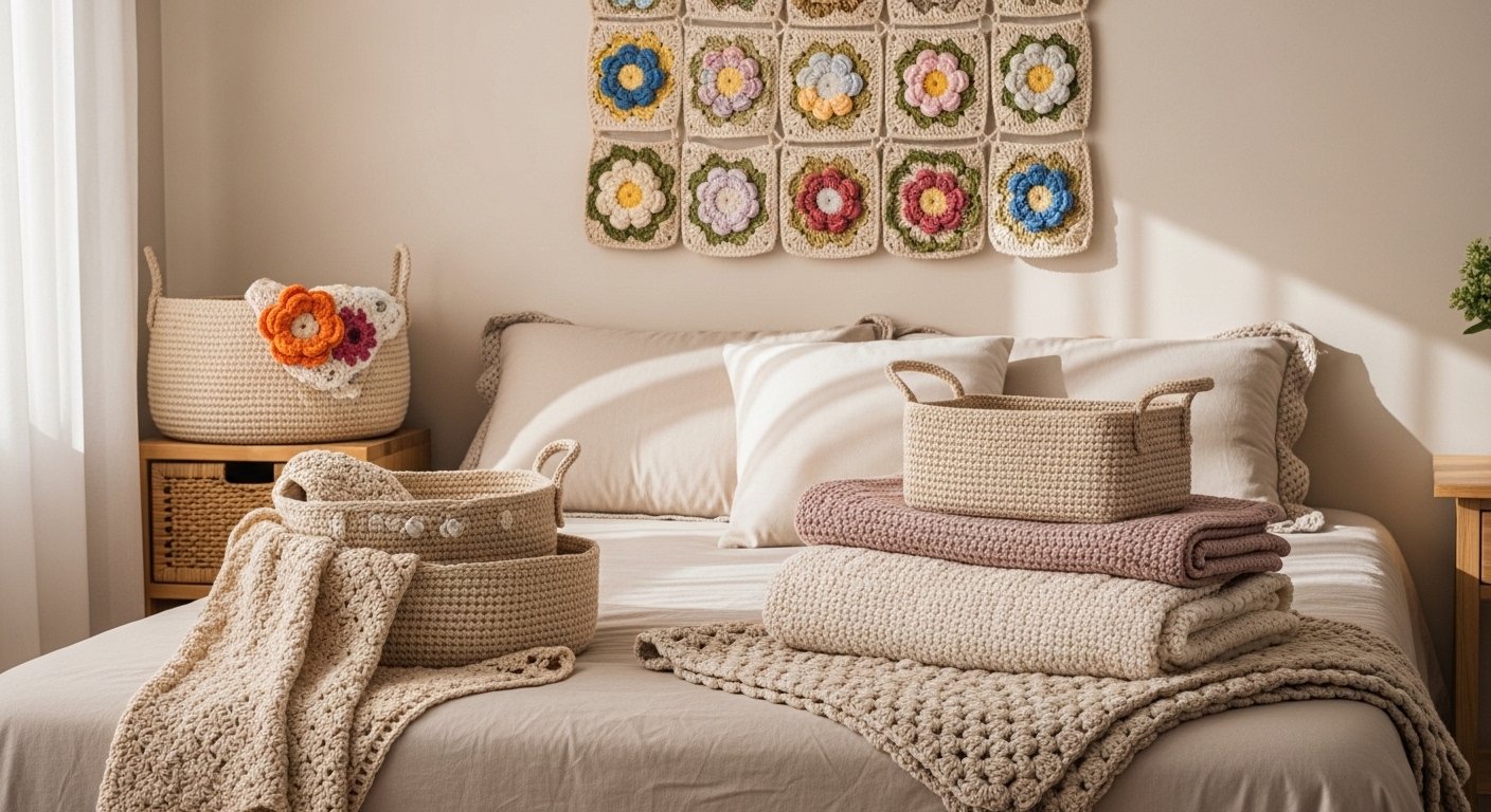 15 Cool Crochet Home Decor Aesthetic